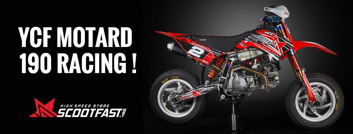 couverture article sur le Pit Bike Motard YCF 190 Racing by scootfast