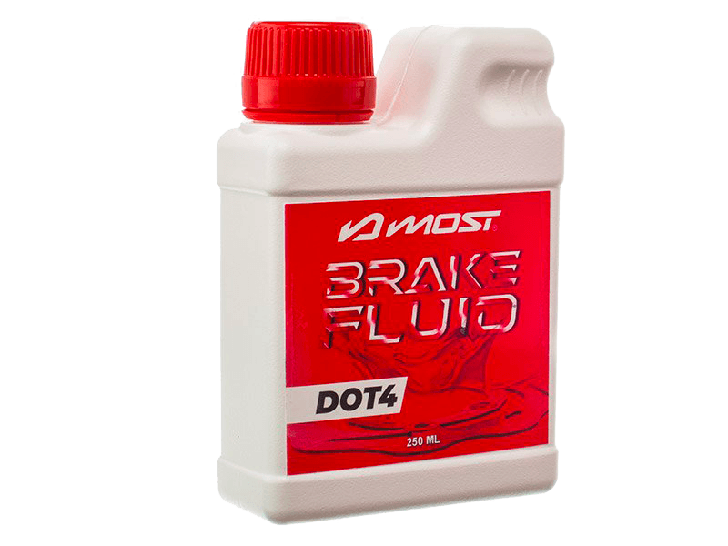 Bidon Break Fluid DOT 4 Most Racing de liquide de frein
