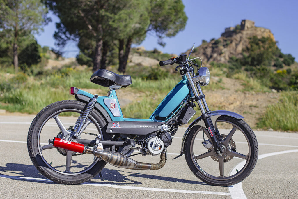 Peugeot 103 SP LC 70cc Polini customisée